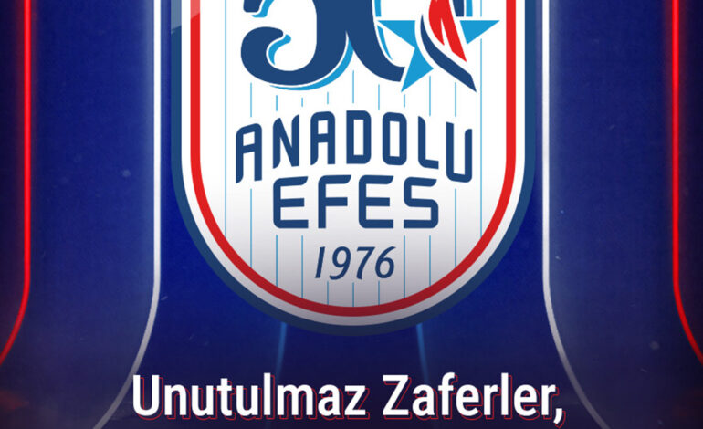 Anadolu Efes Spor Kulübü, 50. Sezonuna 50. Yıl logosu ile başlıyor