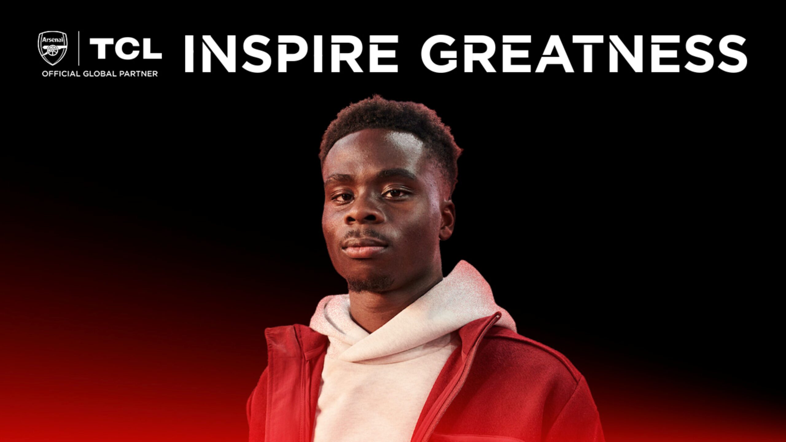 Arsenal’in yıldız futbolcusu Bukayo Saka, TCL’in yeni marka elçisi oldu
