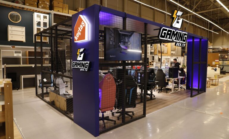 Koçtaş’tan online ve offline’ı buluşturan mağaza içi gaming deneyim alanı