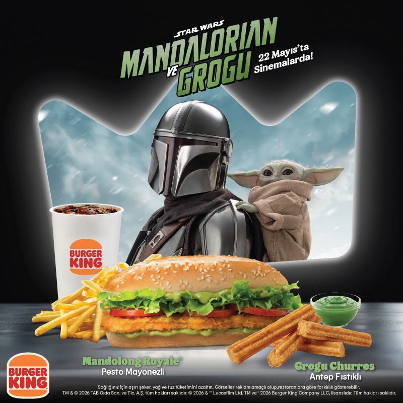 Burger King®’den Star Wars hayranlarına özel galaktik bir lezzet yolculuğu
