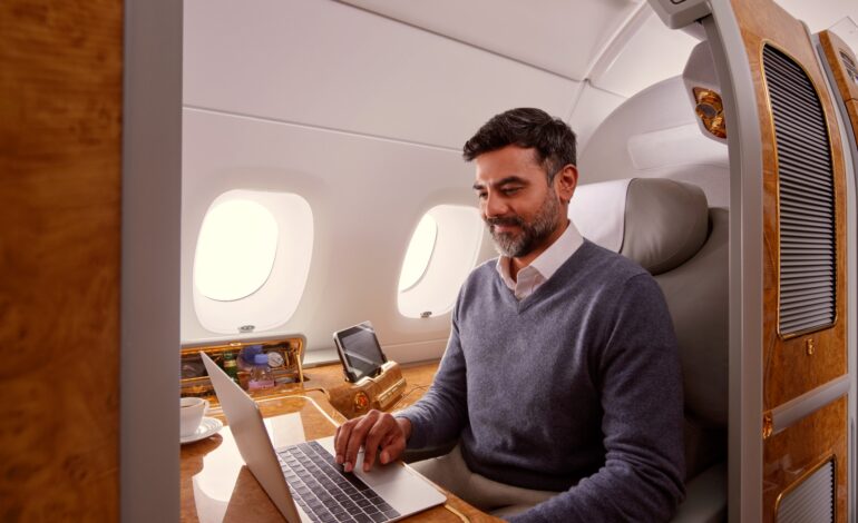Emirates A380’lerde Starlink dönemi başladı: 40 bin feet’te kesintisiz internet