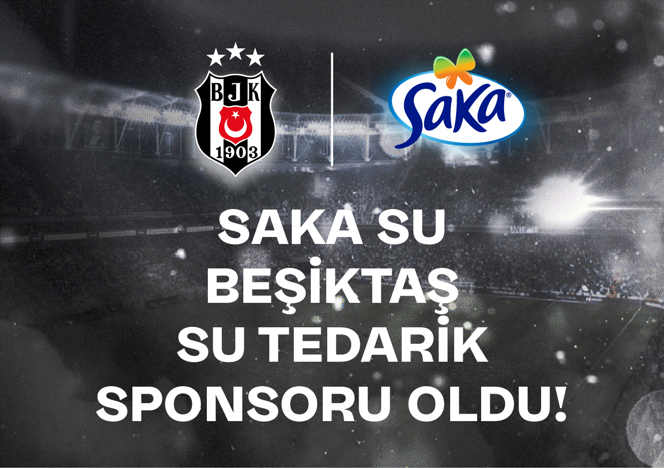 Saka Su, Beşiktaş’ın Su Tedarik Sponsoru oldu