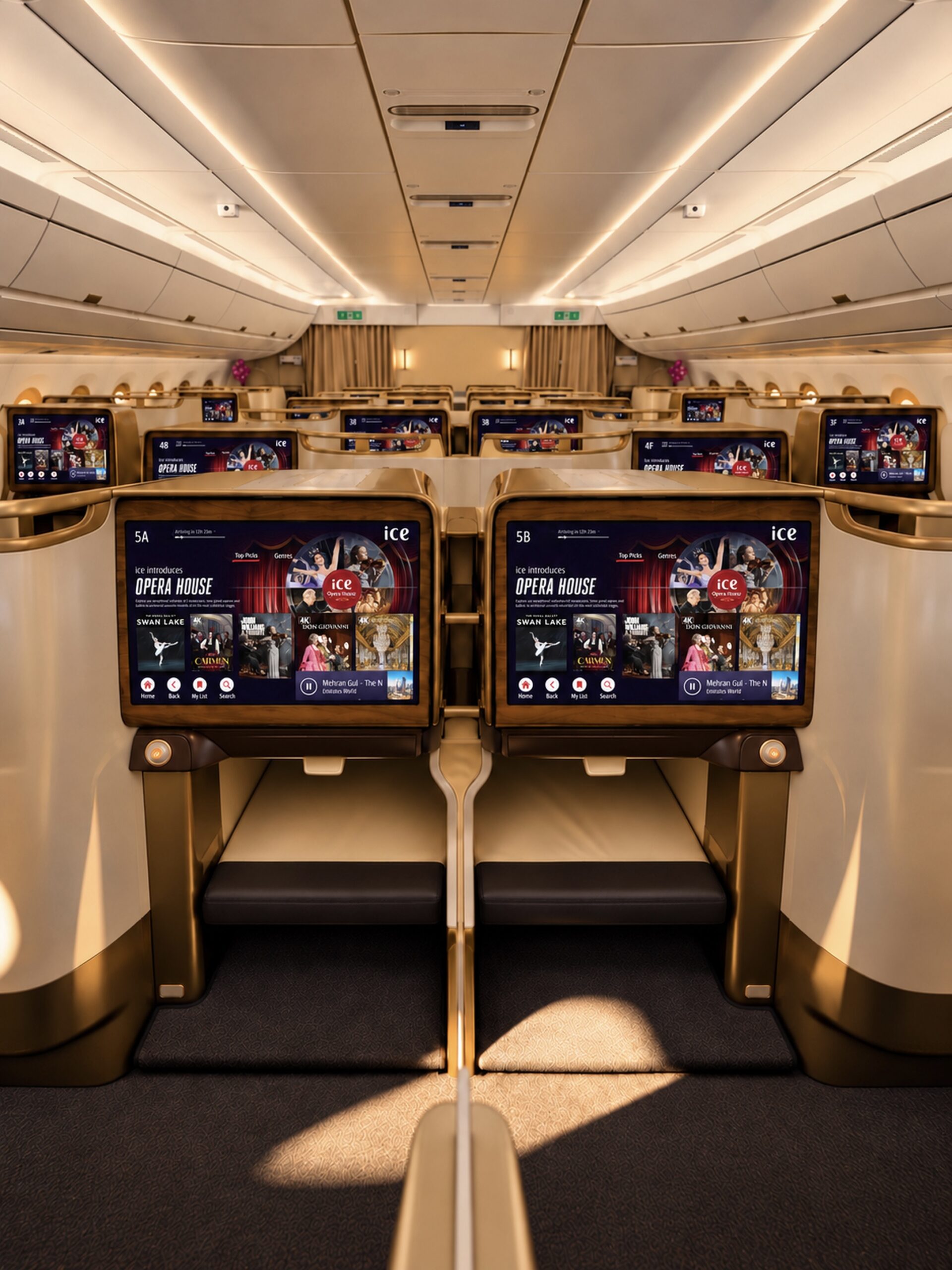 Emirates’in uçak içi eğlence sistemi ice’ta yeni dönem: Dubai+ ilk kez yolcularla buluşuyor