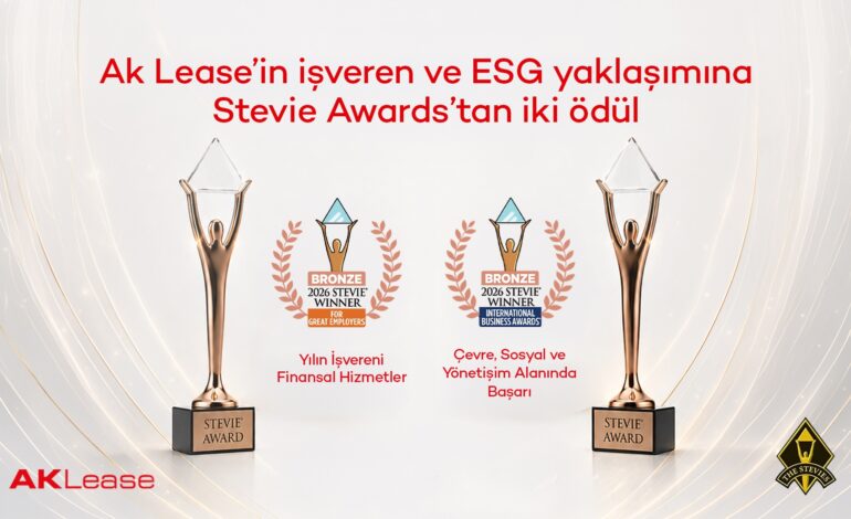 Ak Lease’in işveren ve ESG yaklaşımına Stevie Awards’tan iki ödül